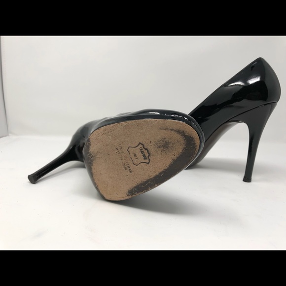 Stuart Weitzman Black Patent Leather 4” Stilettos main image 0